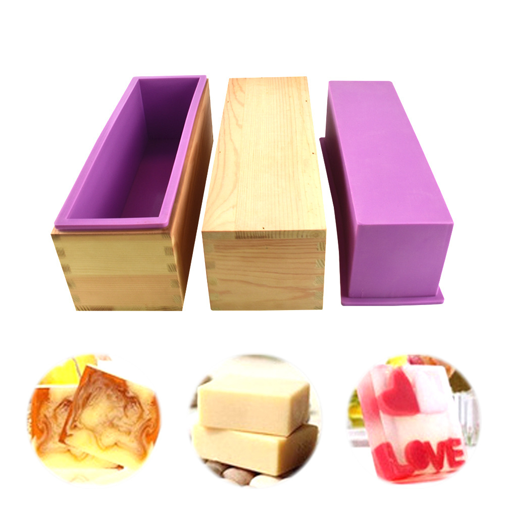 Soap Making For Beginners Book - قالب صابون سيليكون قالب رغيف مستطيل