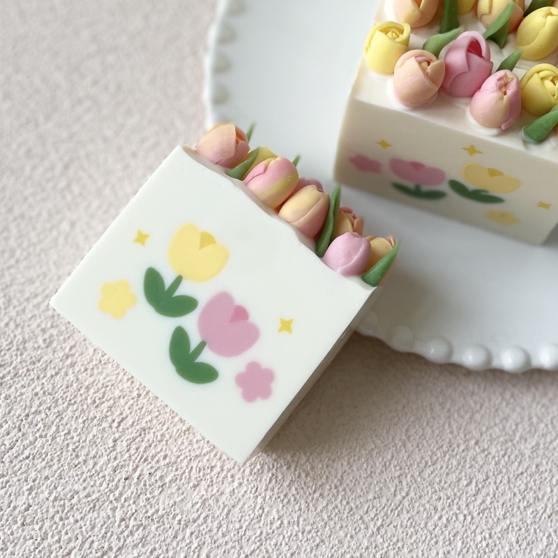 Soap Making Kit For Kids - زهرة الخزامى نمط الطين الطارد القرص