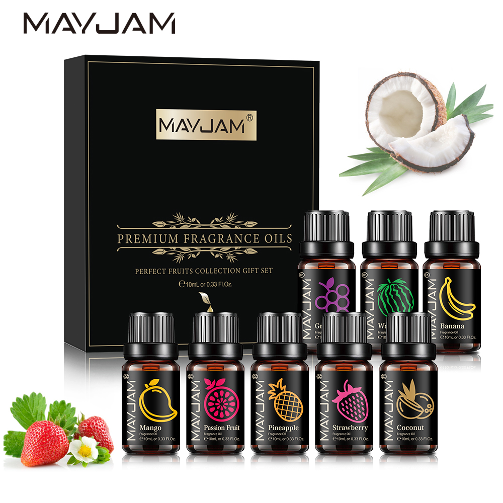 Soap Making Fragrance - MAYJAM مجموعة الزيوت العطرية 8 قطعة