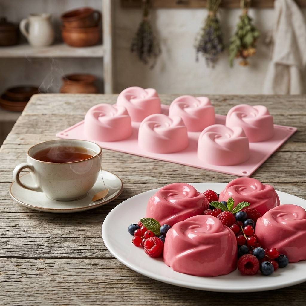 قالب سيليكون على شكل وردة بـ 6 - مراجعة Soap Making Fragrance وسعره