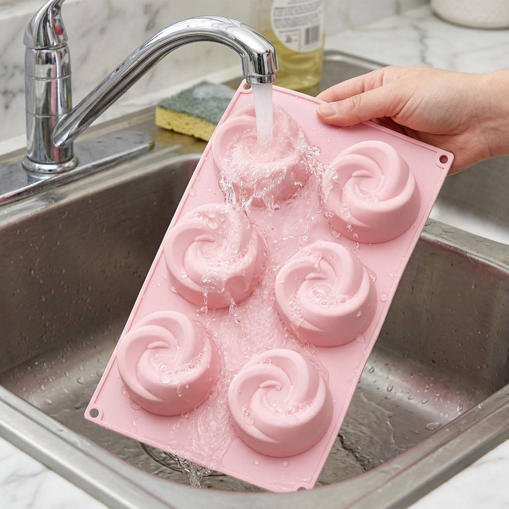 قالب سيليكون على شكل وردة بـ 6 - مراجعة Soap Making Fragrance وسعره