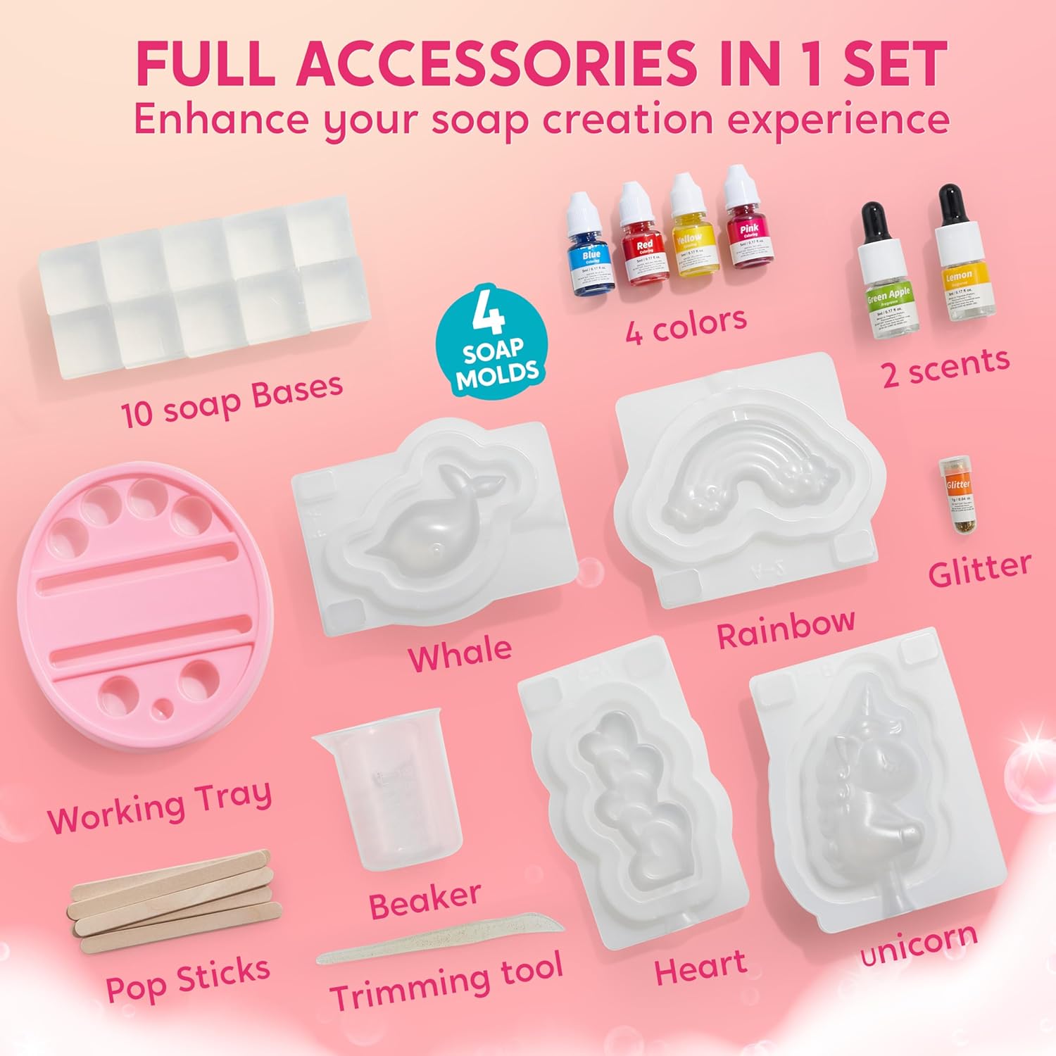 JOYFY يونيكورن الصابون صنع عدة - مراجعة Soap Making Kit For Kids وسعره